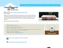 Tablet Screenshot of diggsfordogs.com